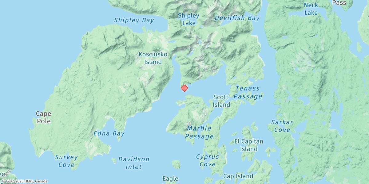 Map of Marble Island