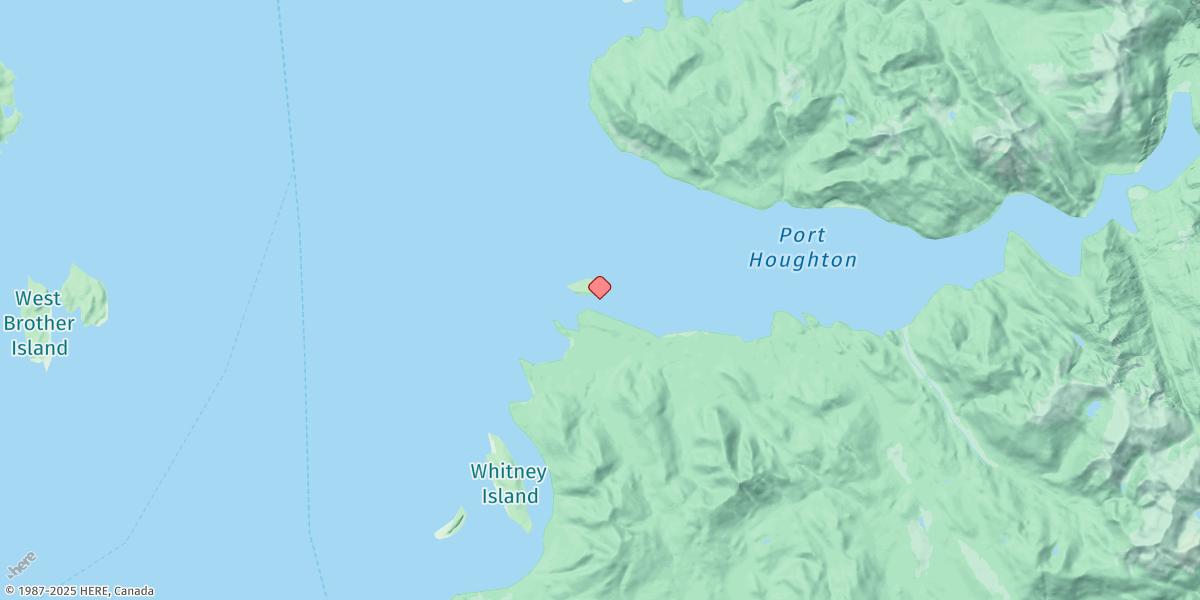 Map of Port Houghton, Robert Islands