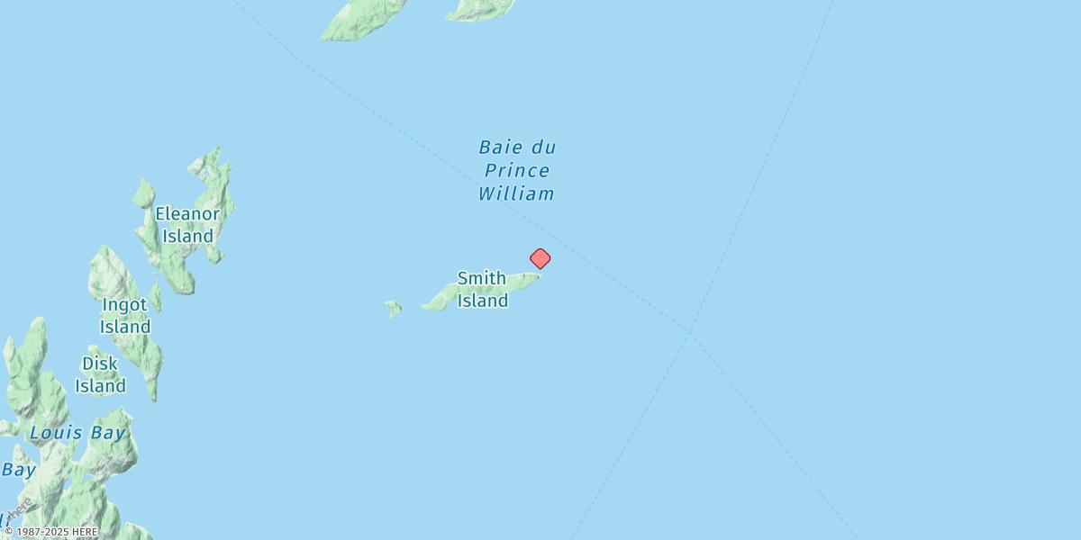 Map of Smith Island