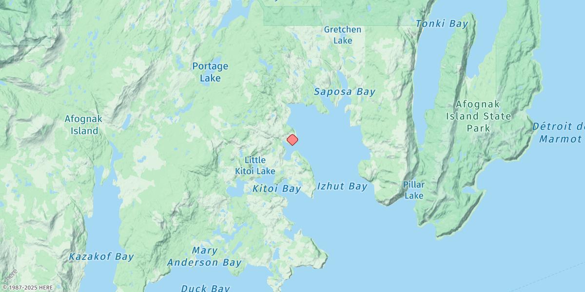 Map of Izhut Bay