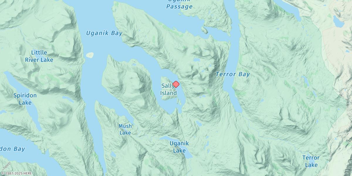 Map of Northeast Arm