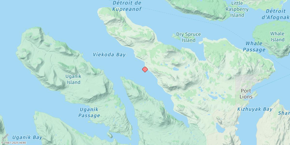 Map of Viekoda Bay