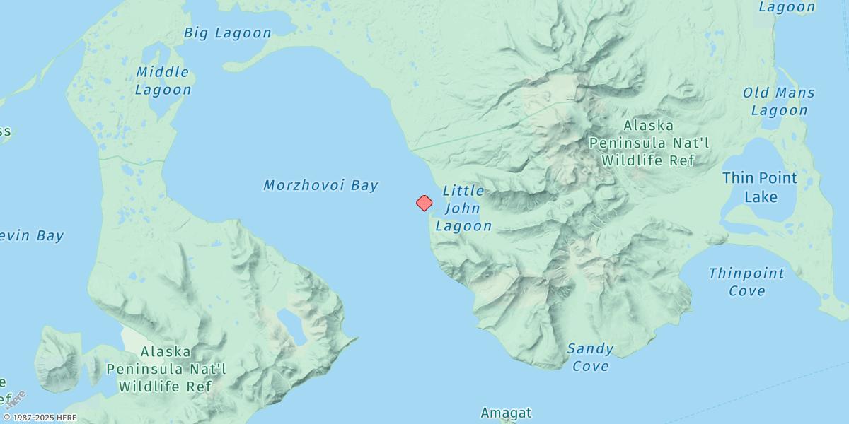 Map of Morzhovoi Bay