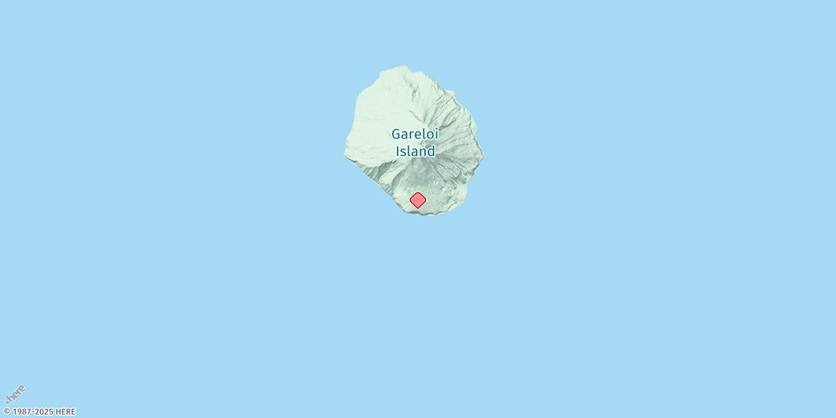 Map of Gareloi Island
