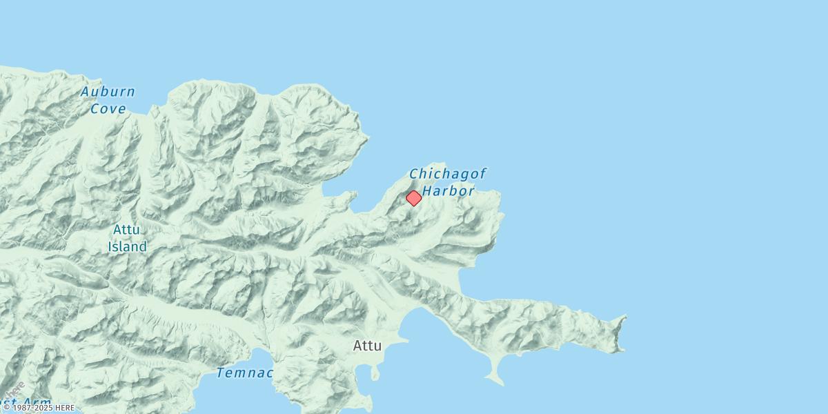 Map of Chichagof Harbor