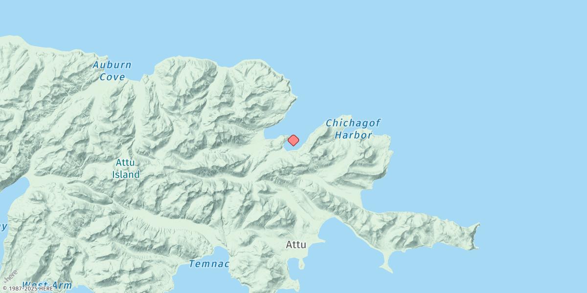 Map of Holtz Bay