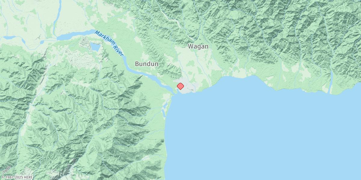 Map of Lae