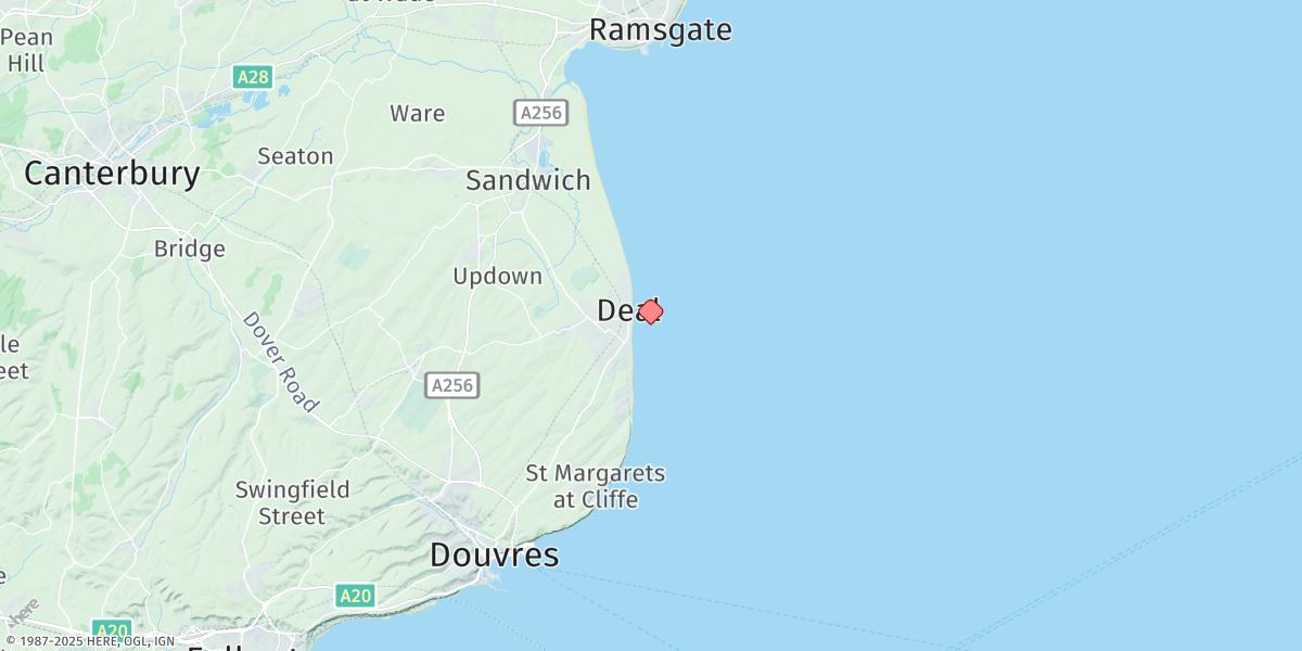 Map of Deal