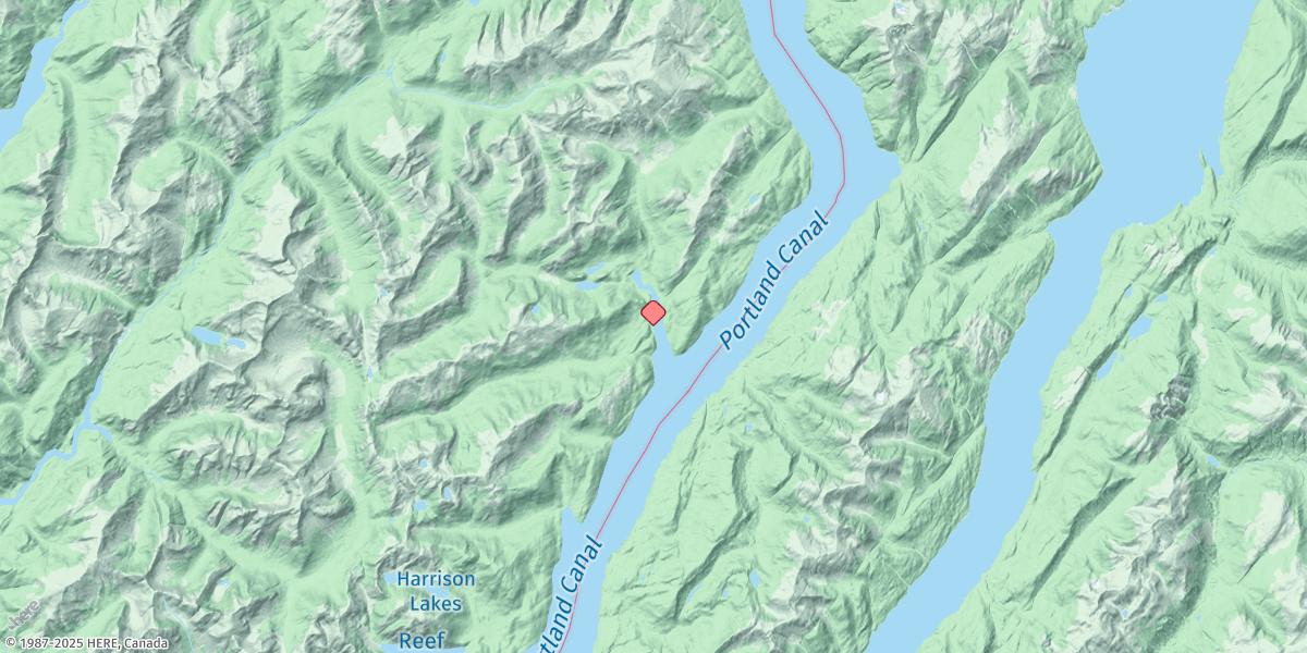 Map of Halibut Bay