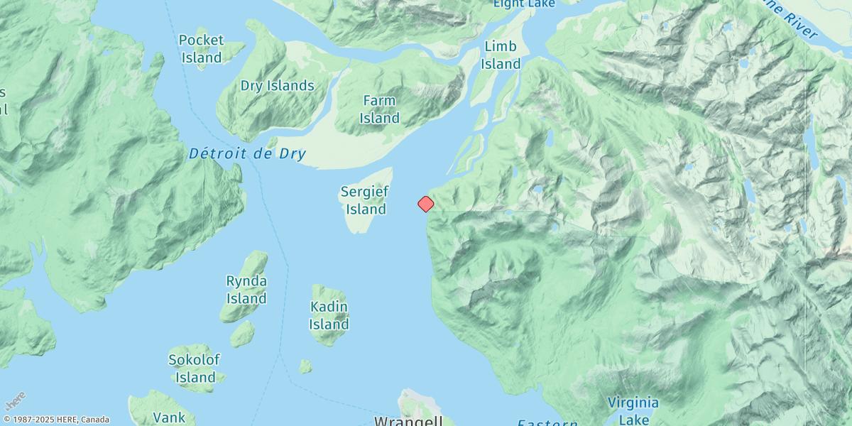 Map of Stikine River Entr., Point Rothsay