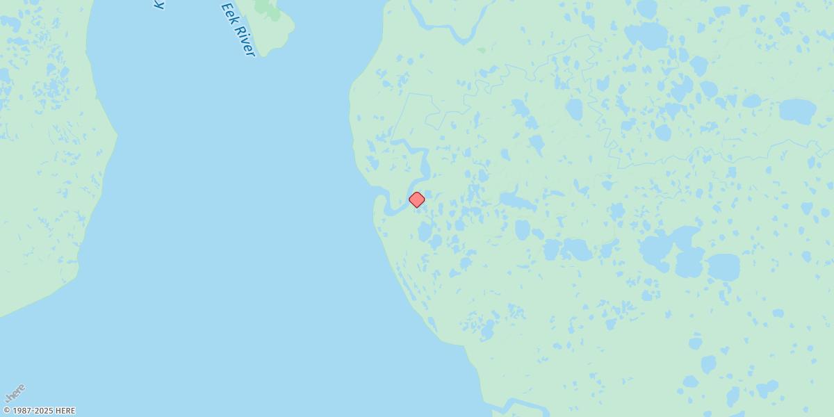 Map of Kuskokwak Creek Entrance
