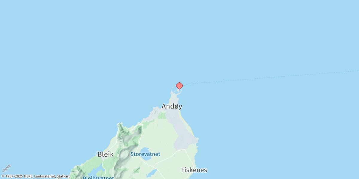Map of Andenes