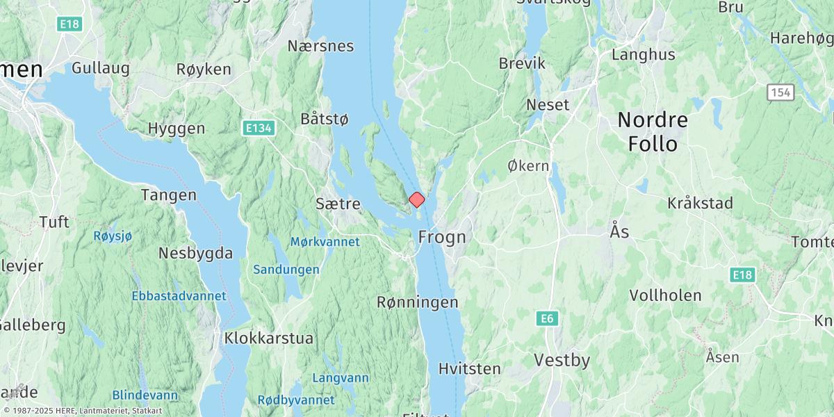 Map of Oscarsborg
