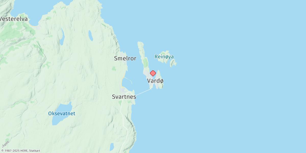 Map of Vardø