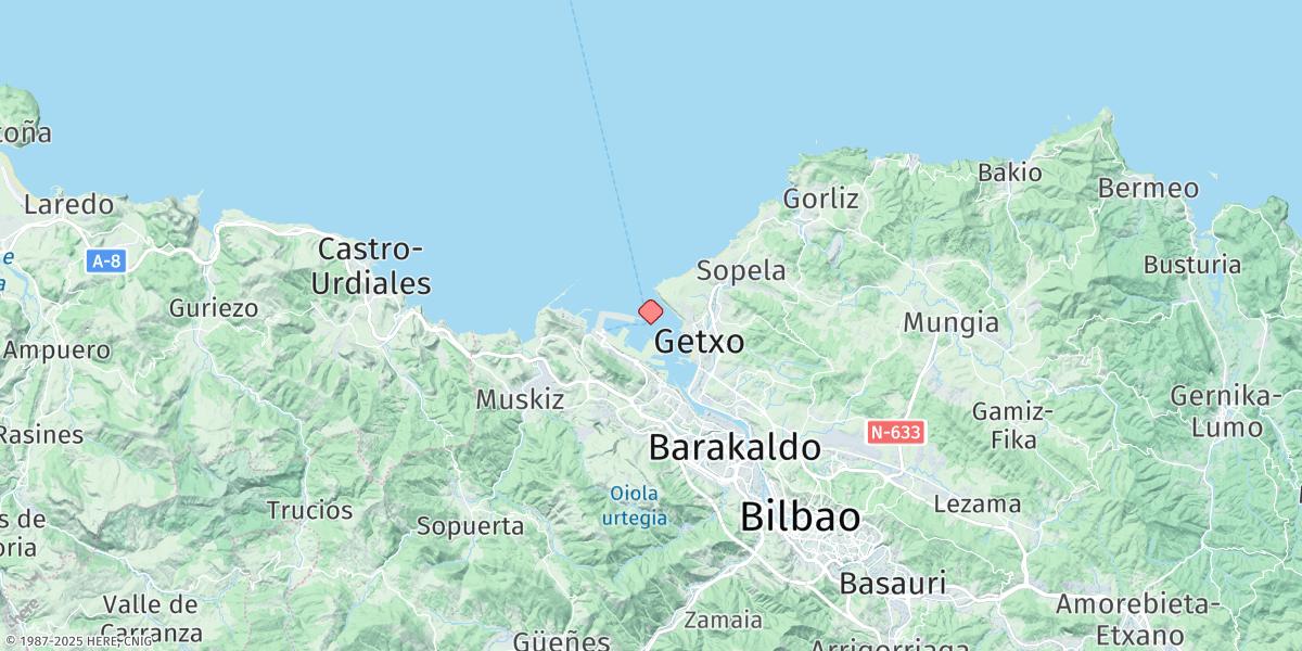 Map of Bilbao