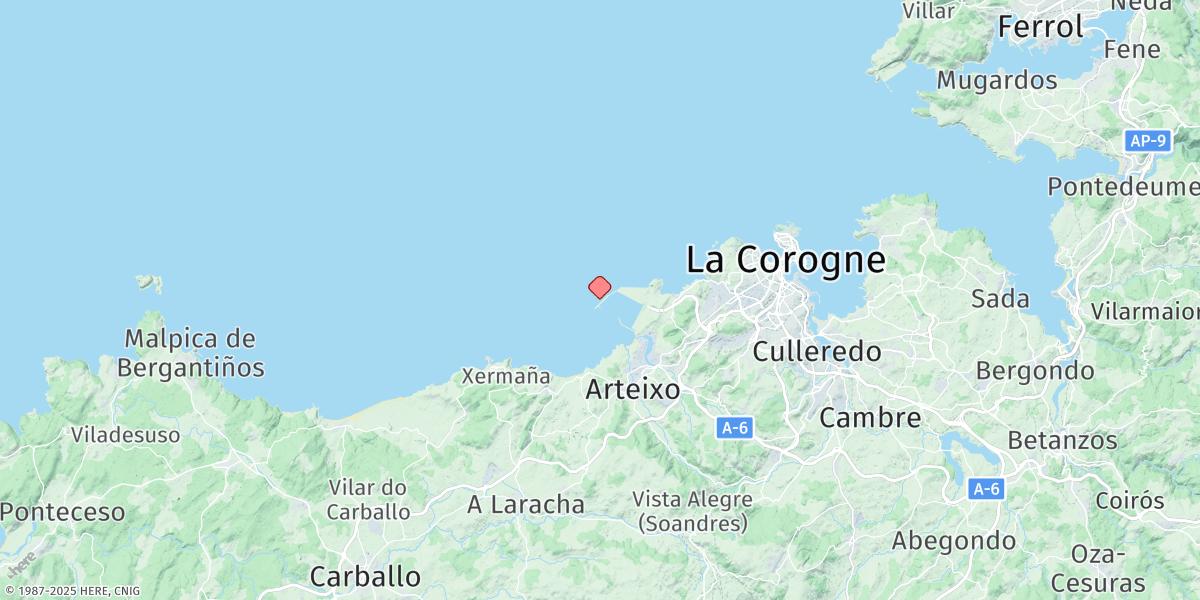 Map of Langosteira