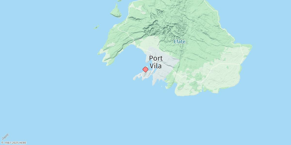 Map of Port Vila