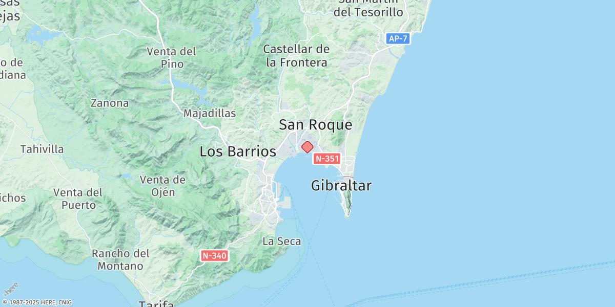 Map of Algeciras