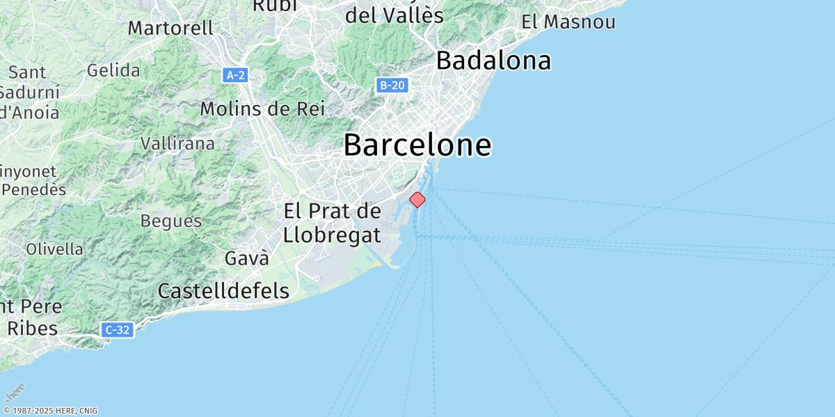 Map of Barcelona