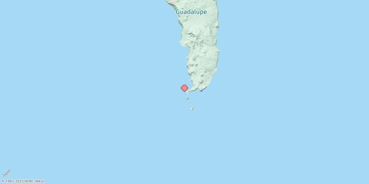 Map of Guadalupe
