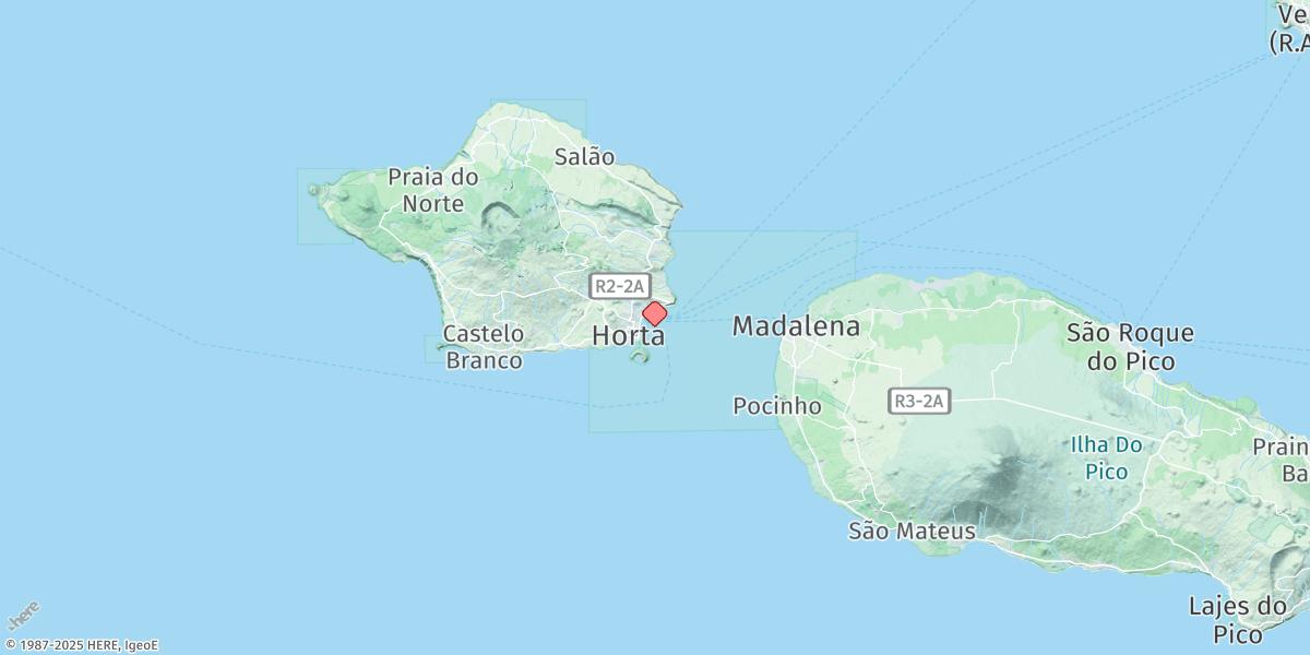 Map of Horta,azores