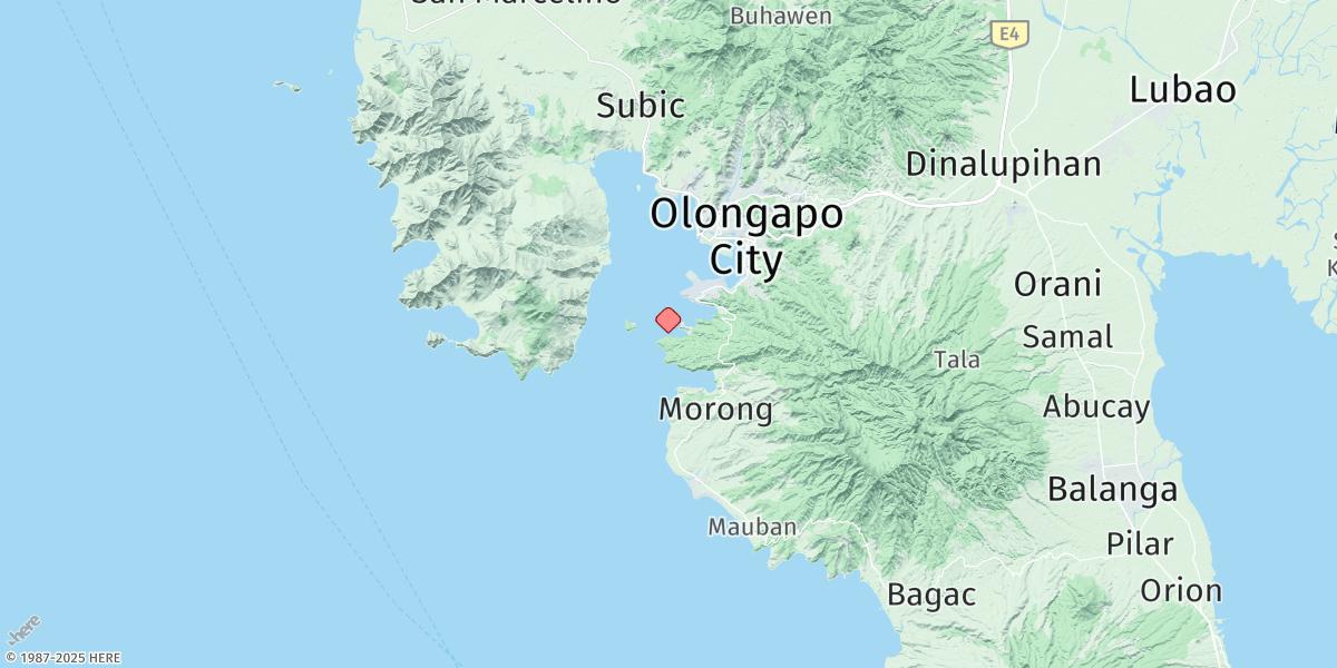 Map of Subic Bay