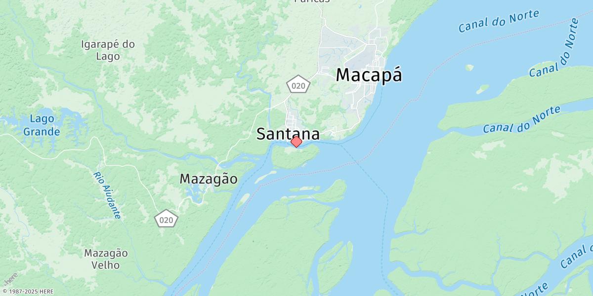 Map of Santana Ssn-b