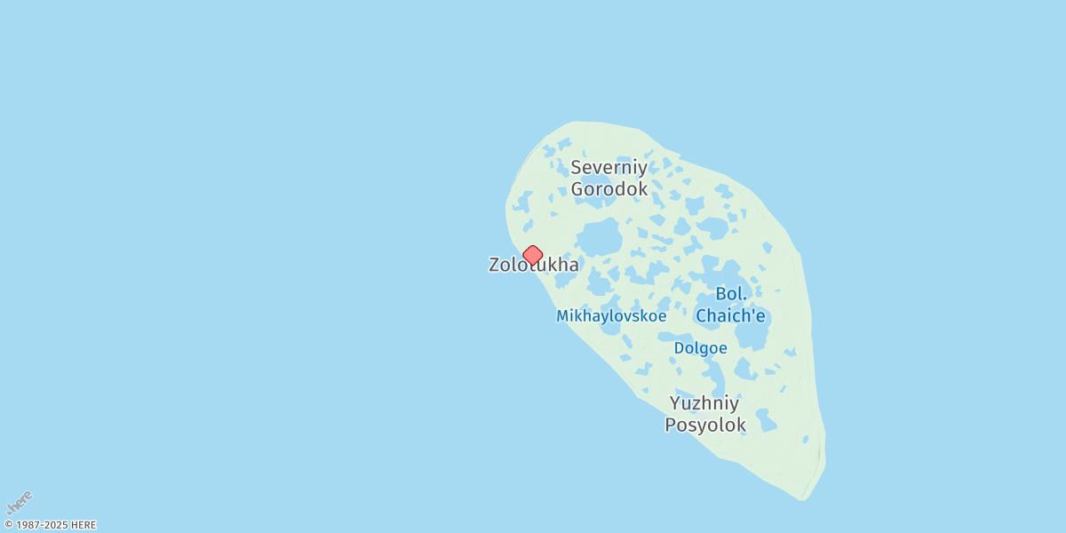 Map of Ostrov Morzhovets