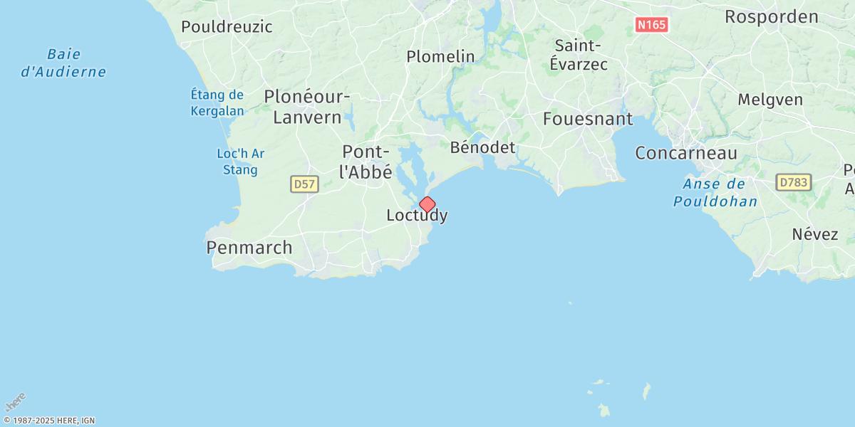 Map of Loctudy