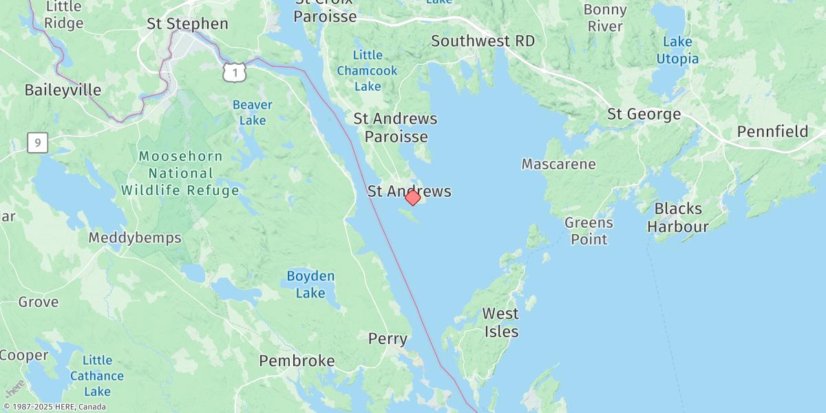 Map of St. Andrews