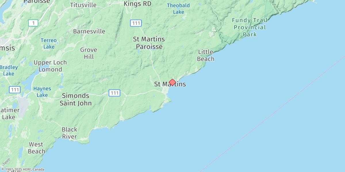 Map of St. Martins