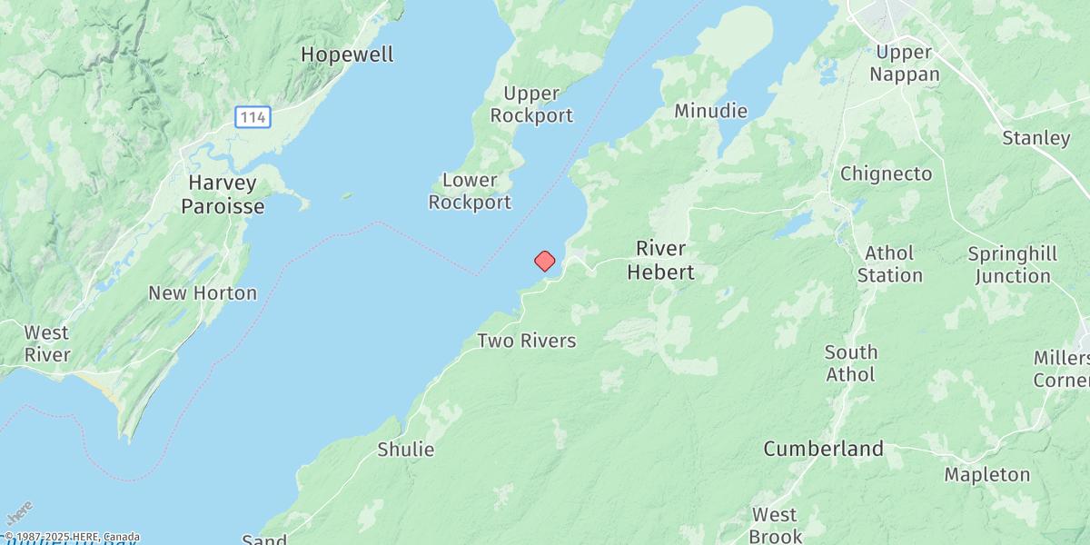 Map of Joggins