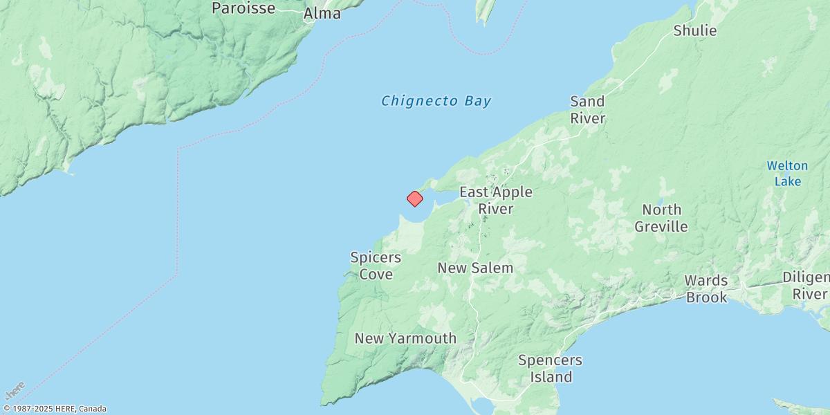 Map of Cape Capstan