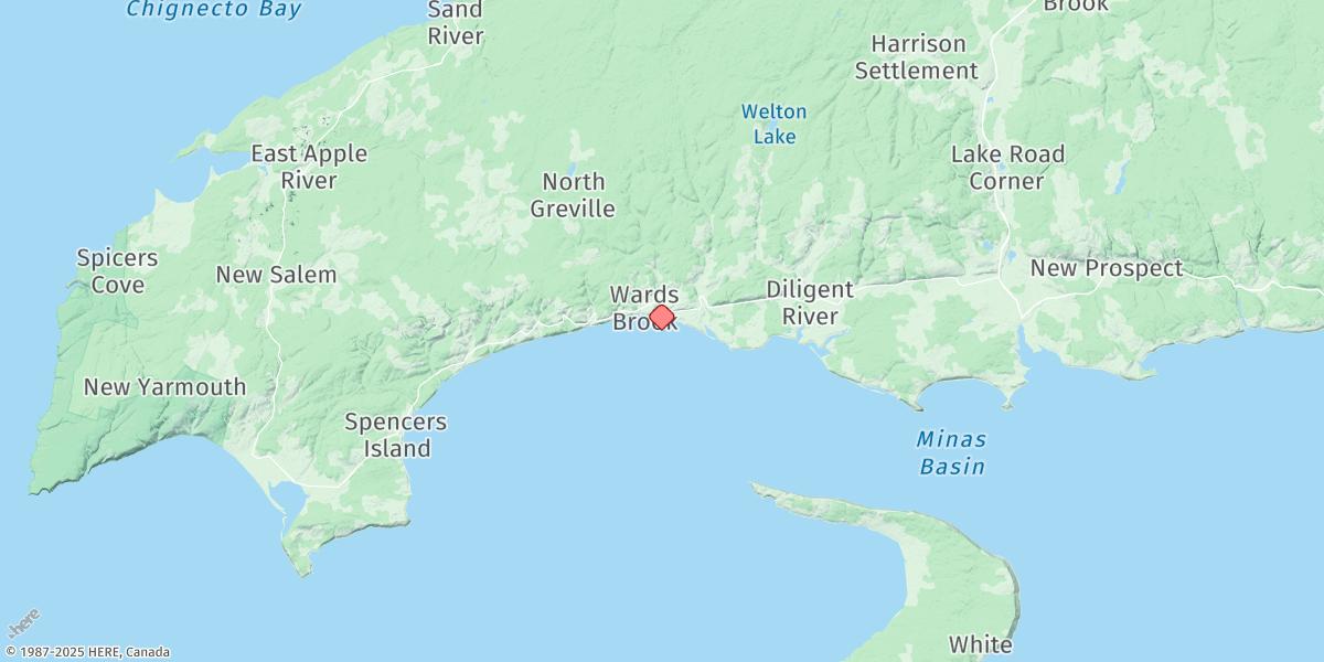 Map of Port Greville