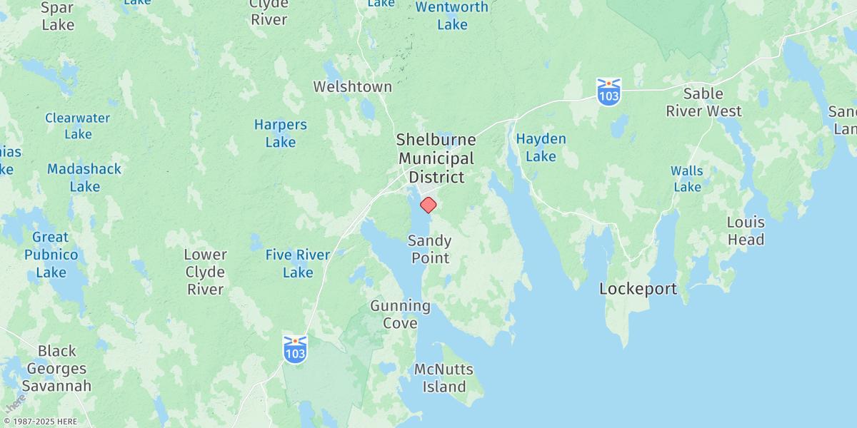 Map of Shelburne