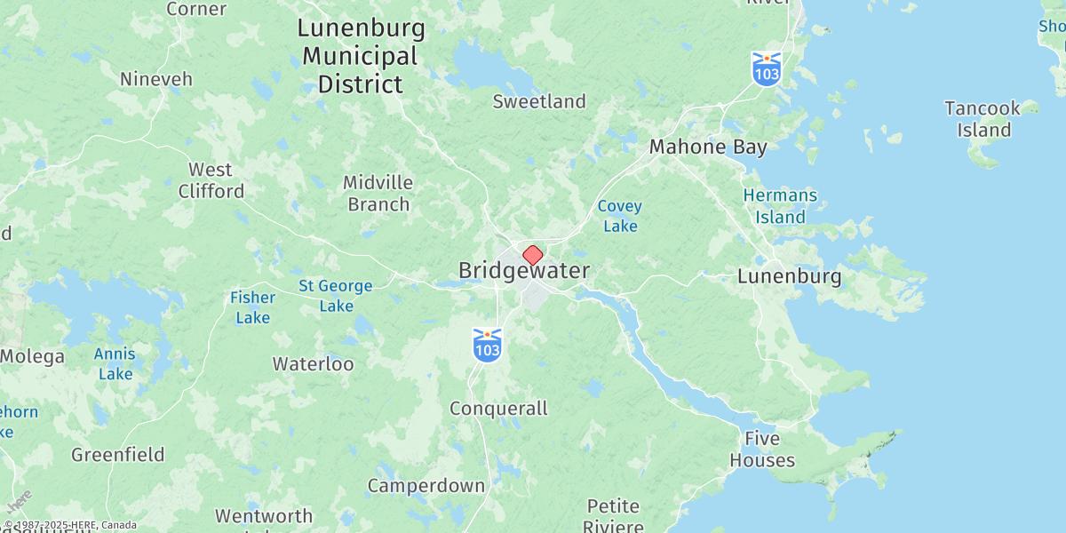 Map of Bridgewater