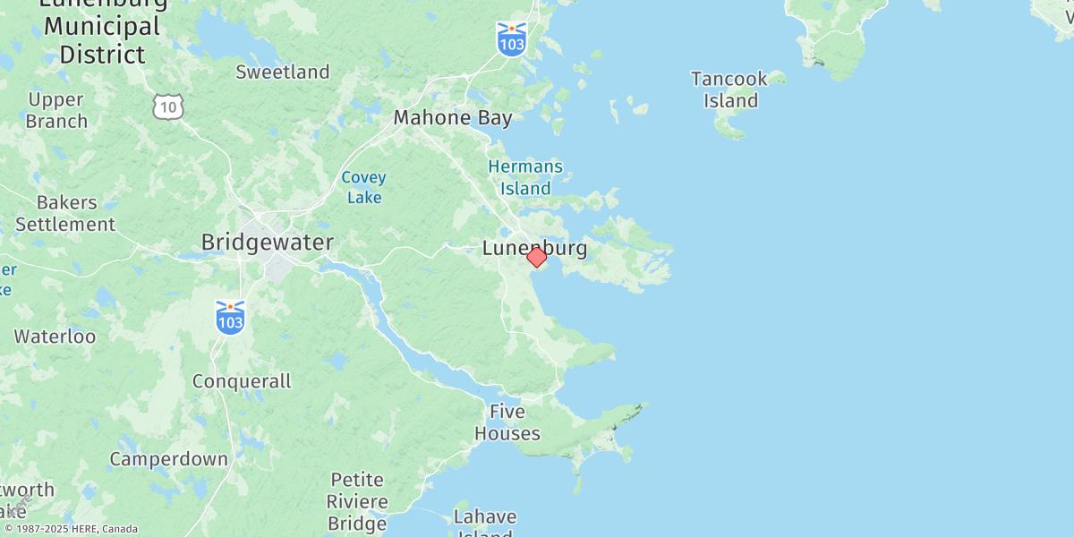 Map of Lunenburg