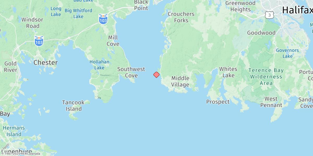 Map of Indian Harbour