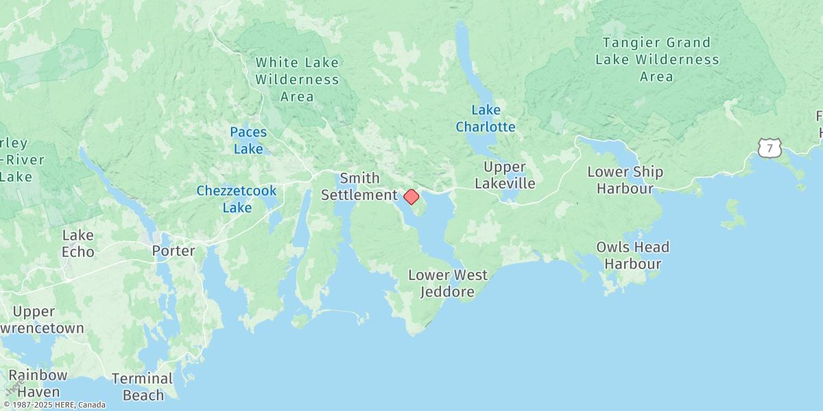 Map of Jeddore Harbour