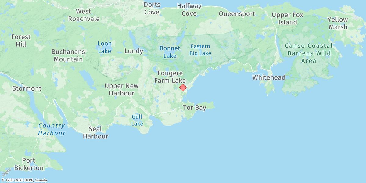 Map of Larry's River