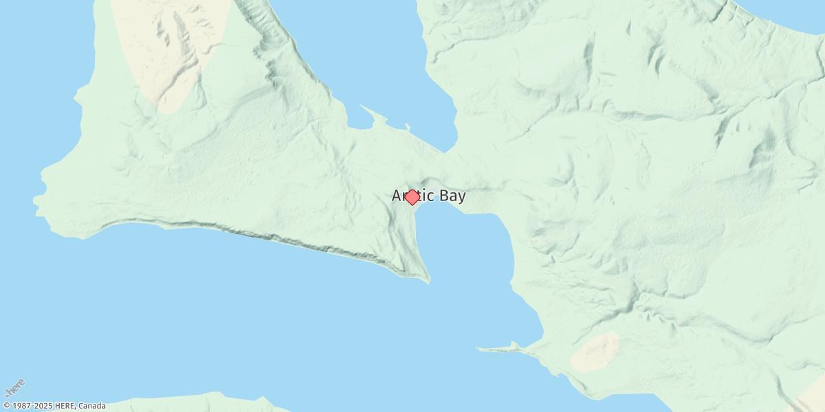 Map of Arctic Bay