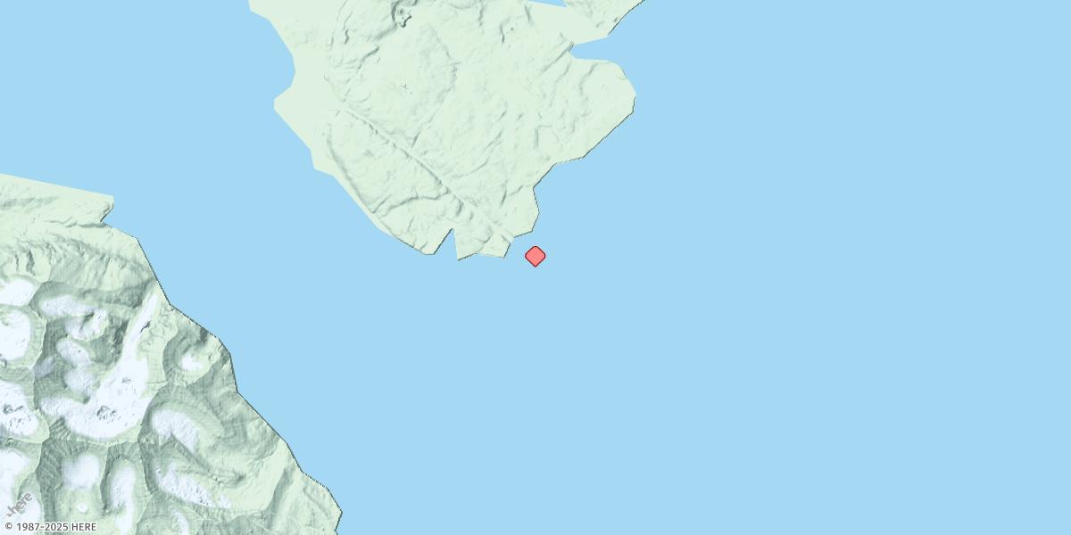 Map of Danmark Island