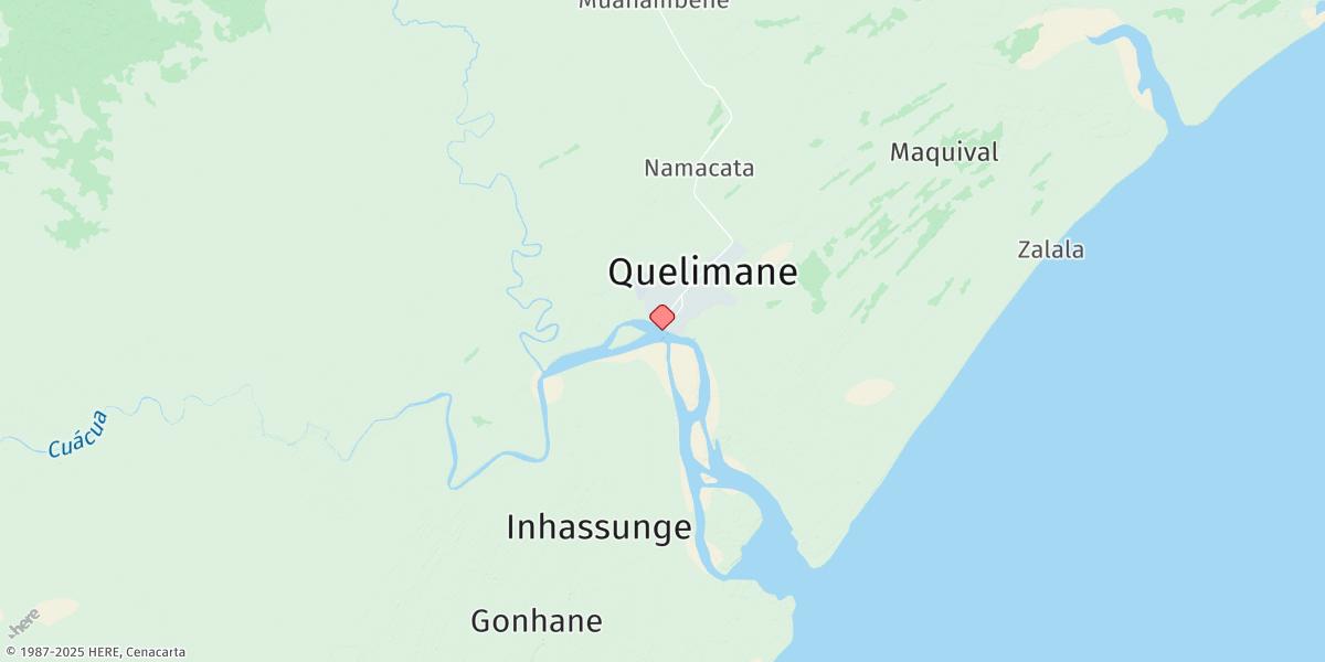 Map of Quelimane