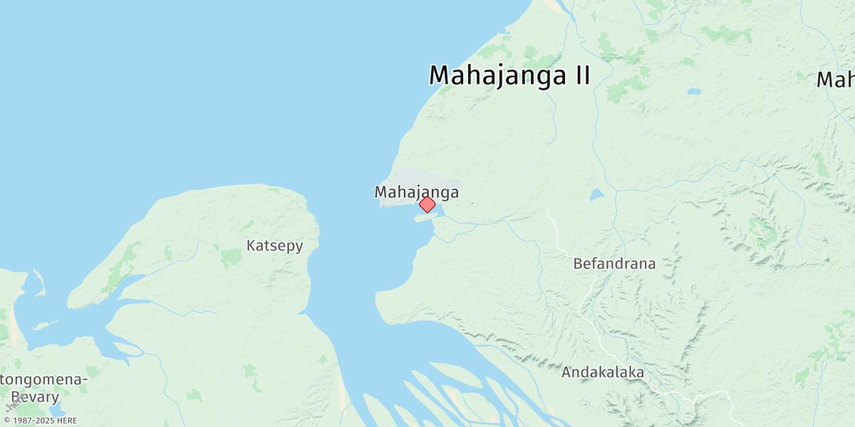 Map of Mahajanga