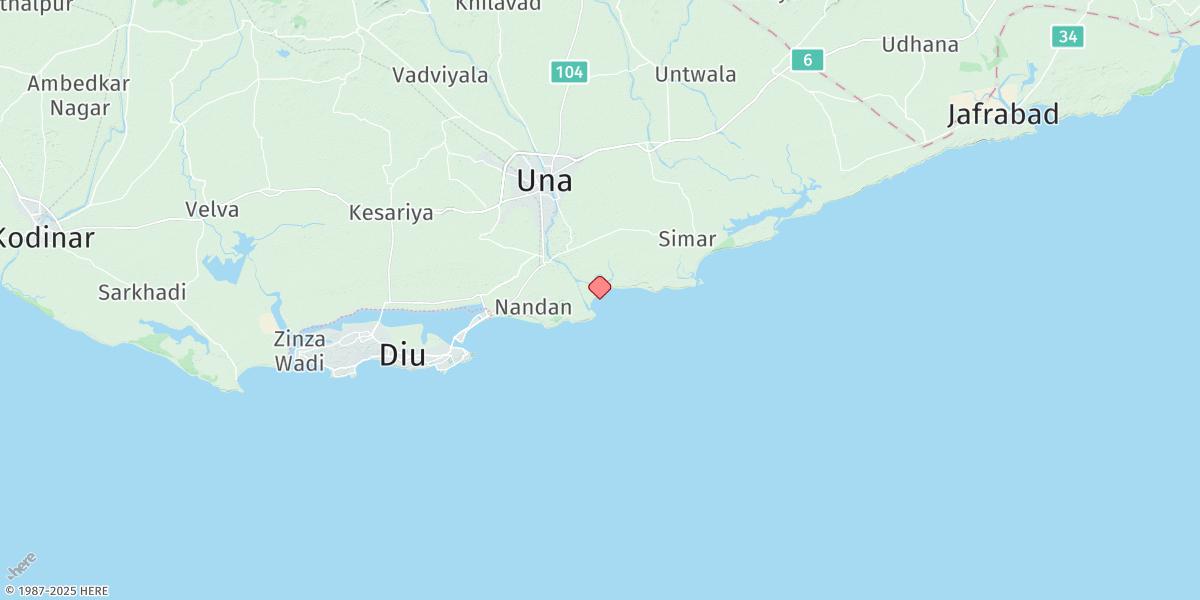 Map of Nawabandar