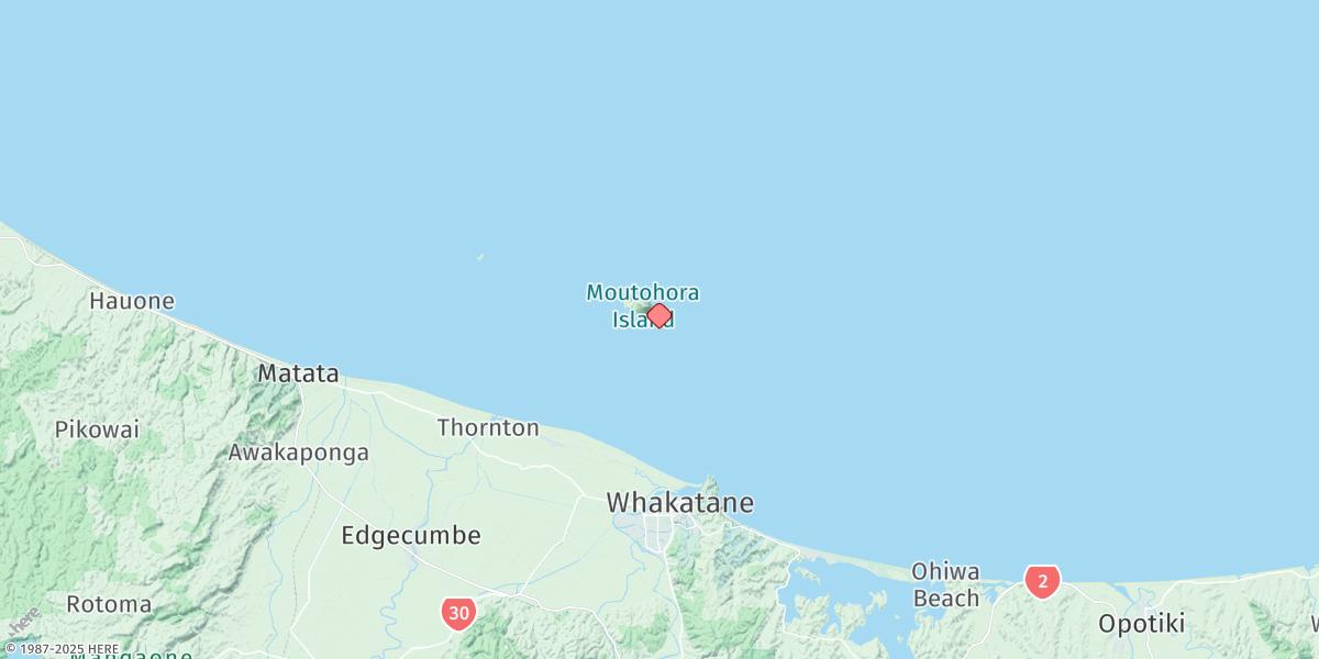 Map of Motuhora Island
