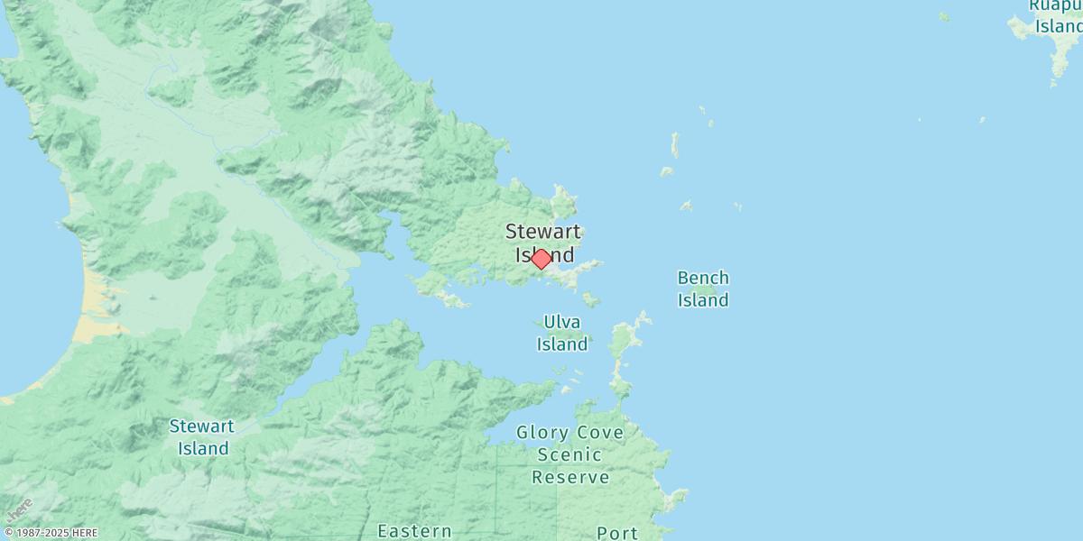 Map of Paterson Inlet (Golden Bay)