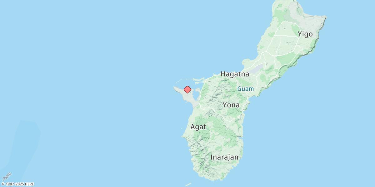 Map of Guam