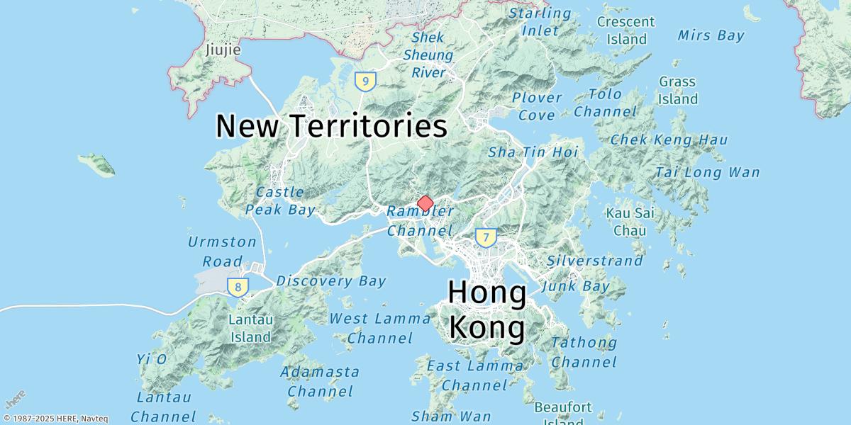 Map of Tsuen Wan