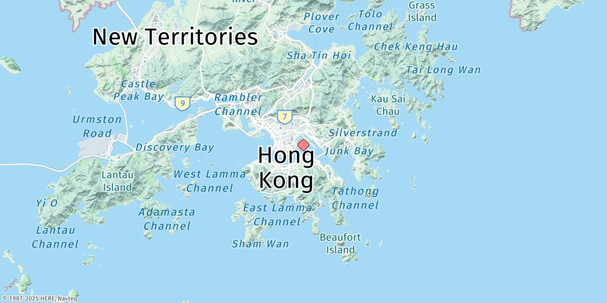 Map of Hong Kong (Quarry Bay)